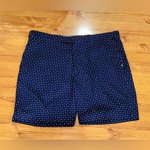 Ralph Lauren RLX Blue Polka Dot Golf Shorts Mens 42 Sport Performance Activewear